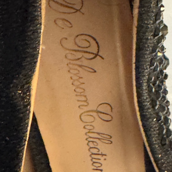 Chic Black Rhinestone Heels - Picture 14 of 16